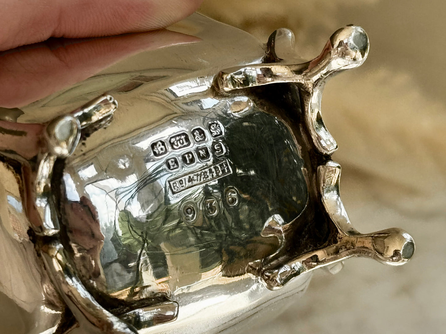 Antique English Silver Plated Cream Jug – Robert Pringle & Sons, c.1930s