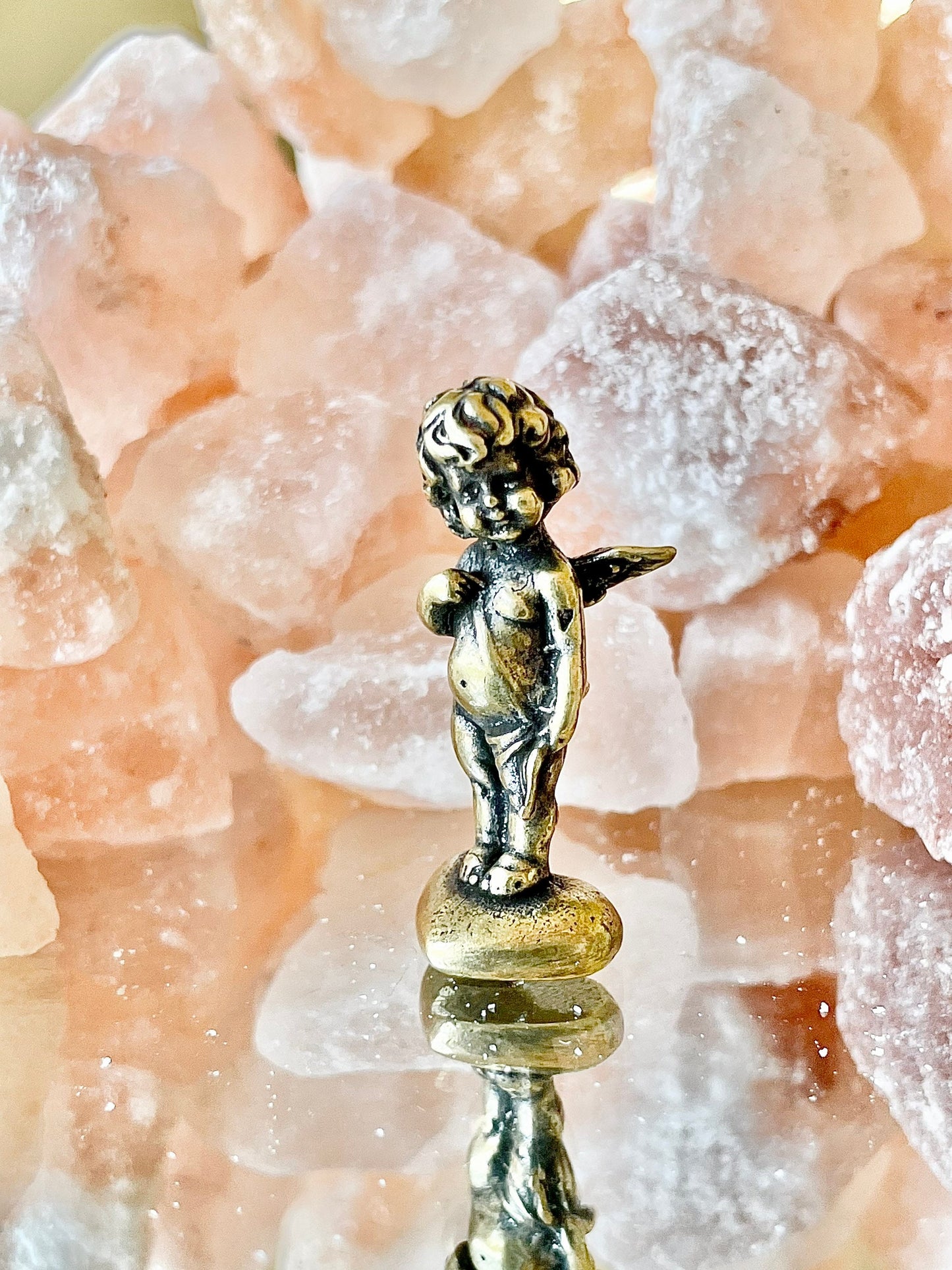 Cupid metal brass figurine, The god of Love fine figure, Cherub STATUETTE, true love gift, Adorable little gift, Gift for loved ones
