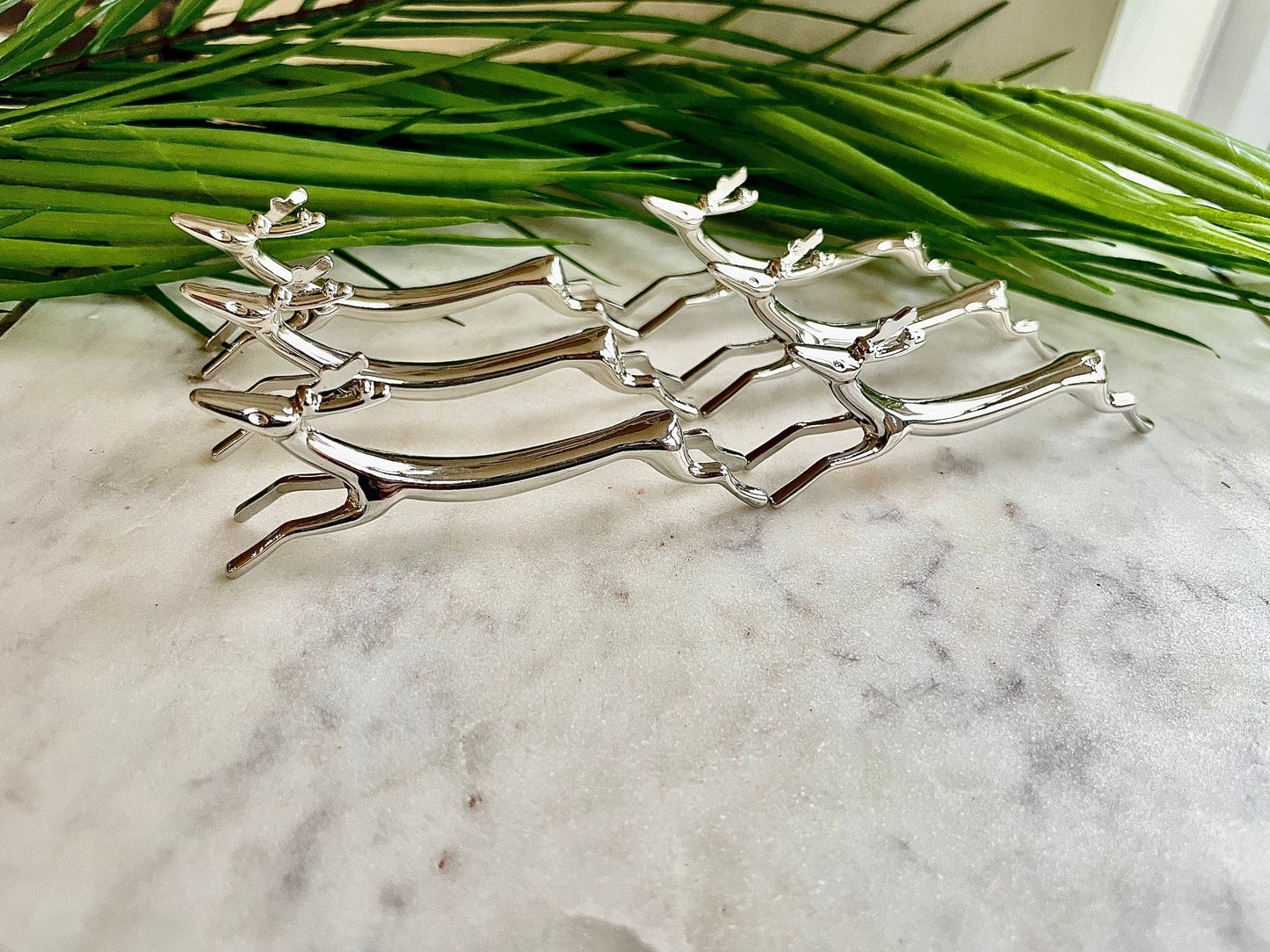 Set of 6 traditional style English animal ‘Deer’ Cutlery Rest for Knifes, Forks and Spoons beautiful gift for christmas, anniversary, birthd