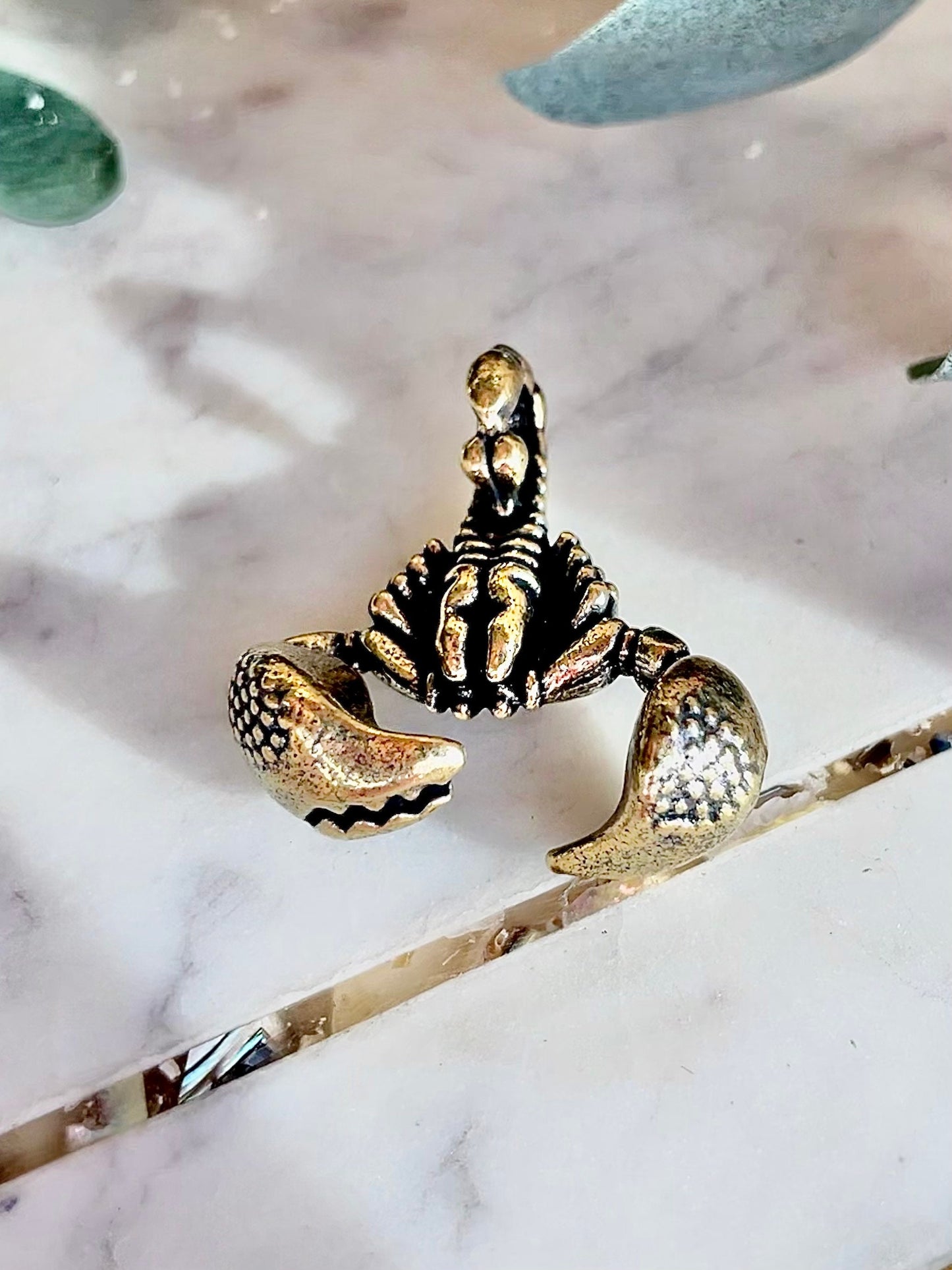 Solid Brass Gothic Scorpion Pendant Necklace, scropio keychain, scorpion astrology sign gift, Cool Masculine Charm