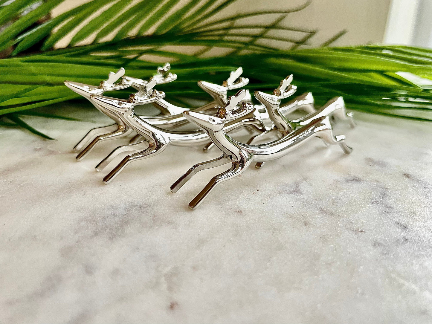Set of 6 traditional style English animal ‘Deer’ Cutlery Rest for Knifes, Forks and Spoons beautiful gift for christmas, anniversary, birthd