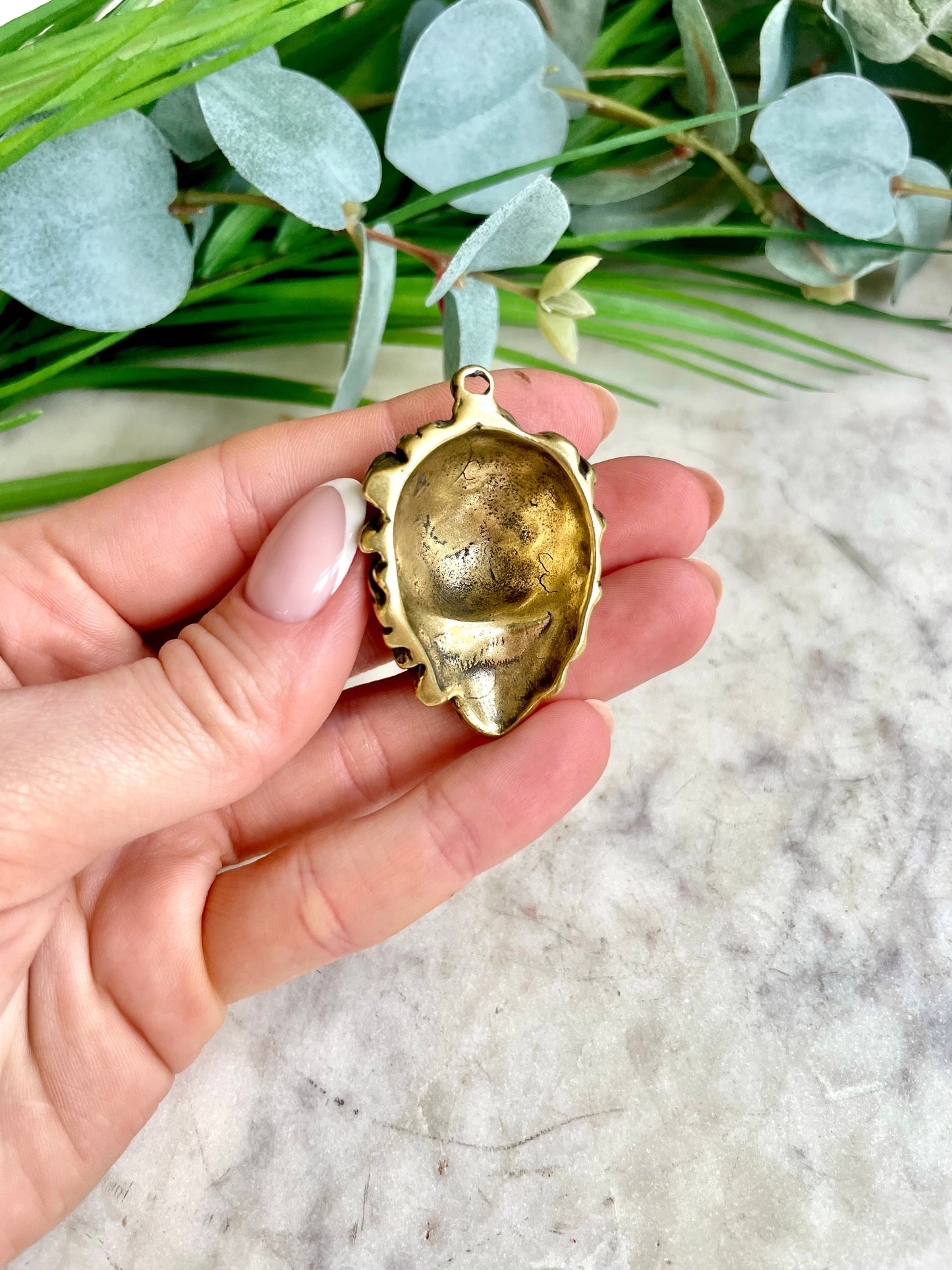 Traditional style Brass Lion Pendant, Lion Head Leo Zodiac, Lion's Mane, Leo Necklace, Lion Lover Gift, Brave Courageous