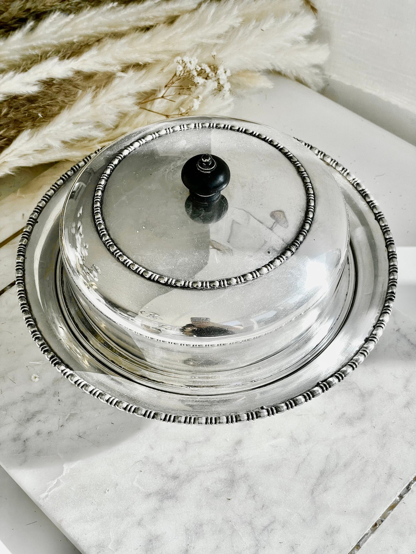 Vintage James Dixon Entree Serving Dish Silver Plated 3 Piece Set, Antique Silver Entrée Dish, Covered Oval Serving Dish