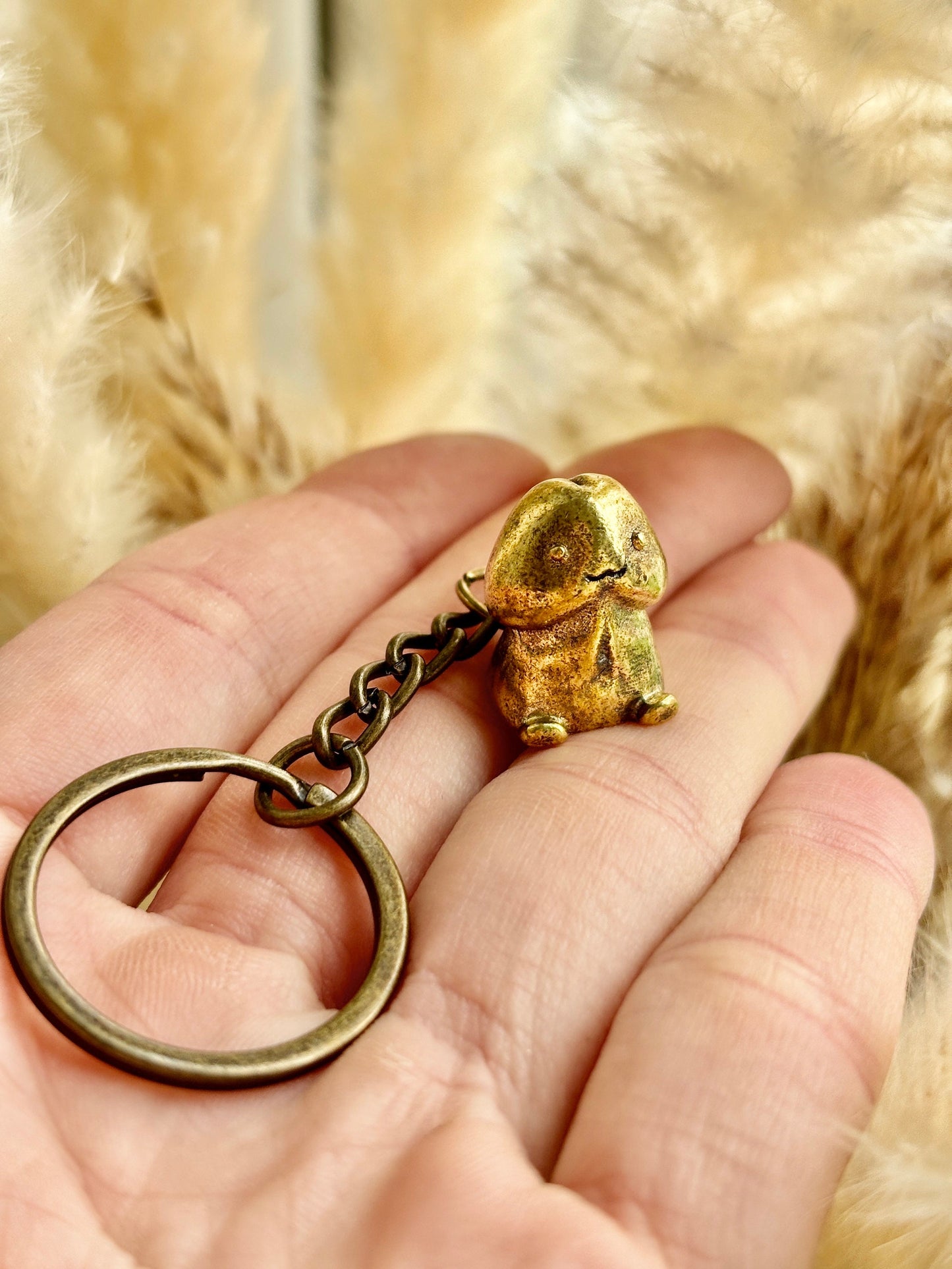 Solid brass Cute Willy Penis Keyring Pendant , Hen Stag Toy Accessory, Novelty Penis Shape Keyring, Willy Shape Keyring
