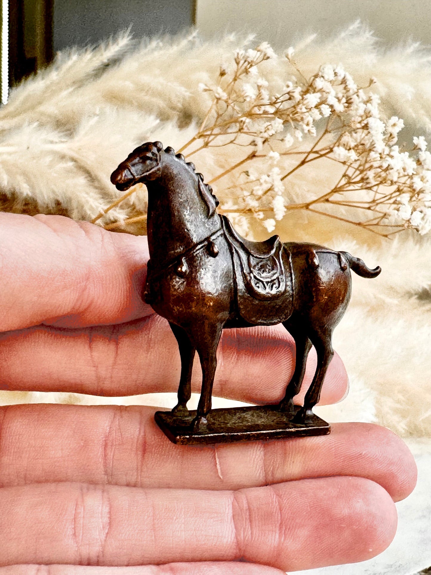 Majestic War Horse Bronze Sculpture Exquisitely Crafted. Perfect for Collectors and Home Decor Creative gift for Equine lovers