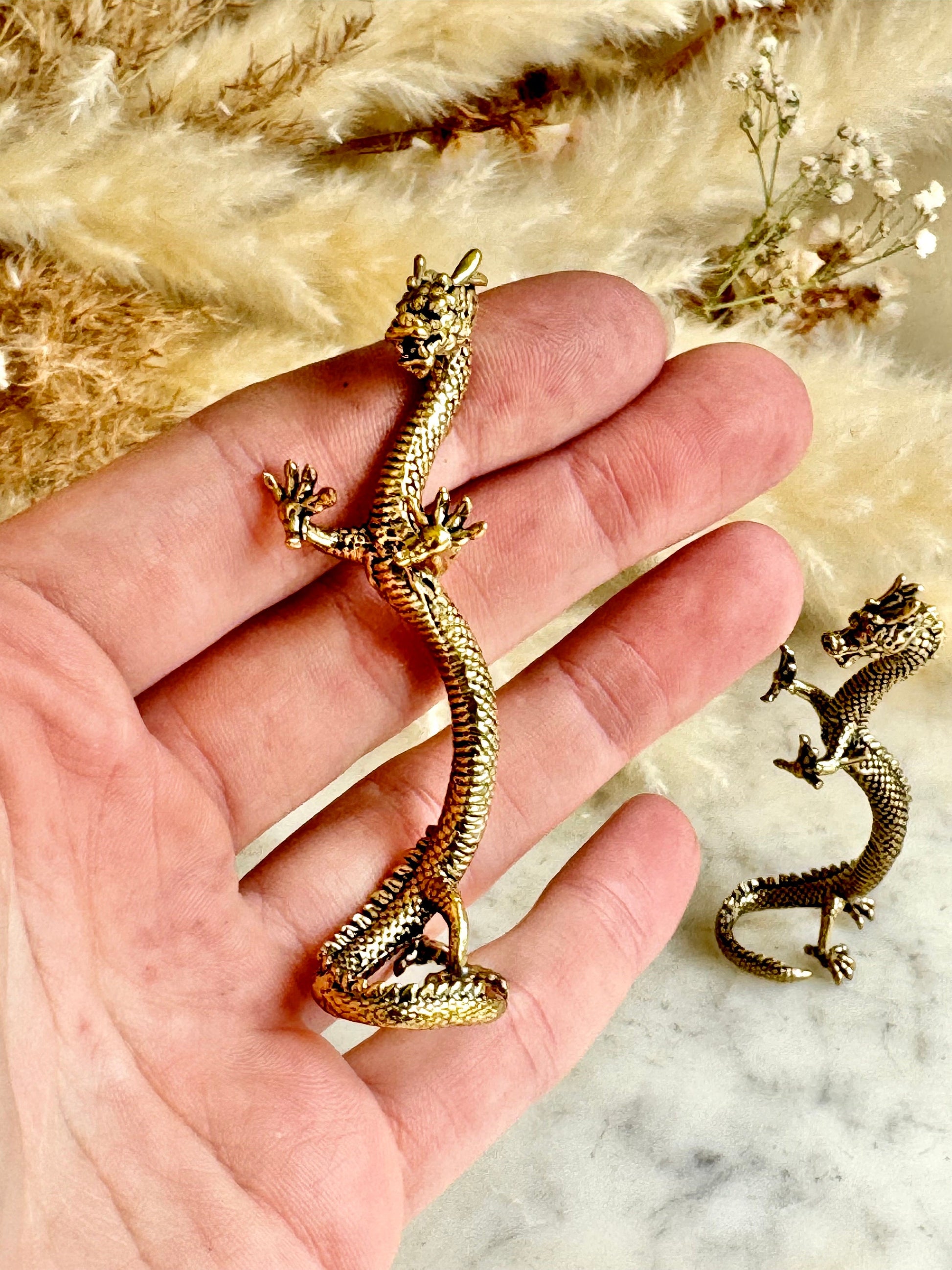 Playing Dragon Figurine, Chinese Bronze Feng Shui Animal Kylin Unicorn Statue, Rare China Loong figure, Wealth fly Chi-lin