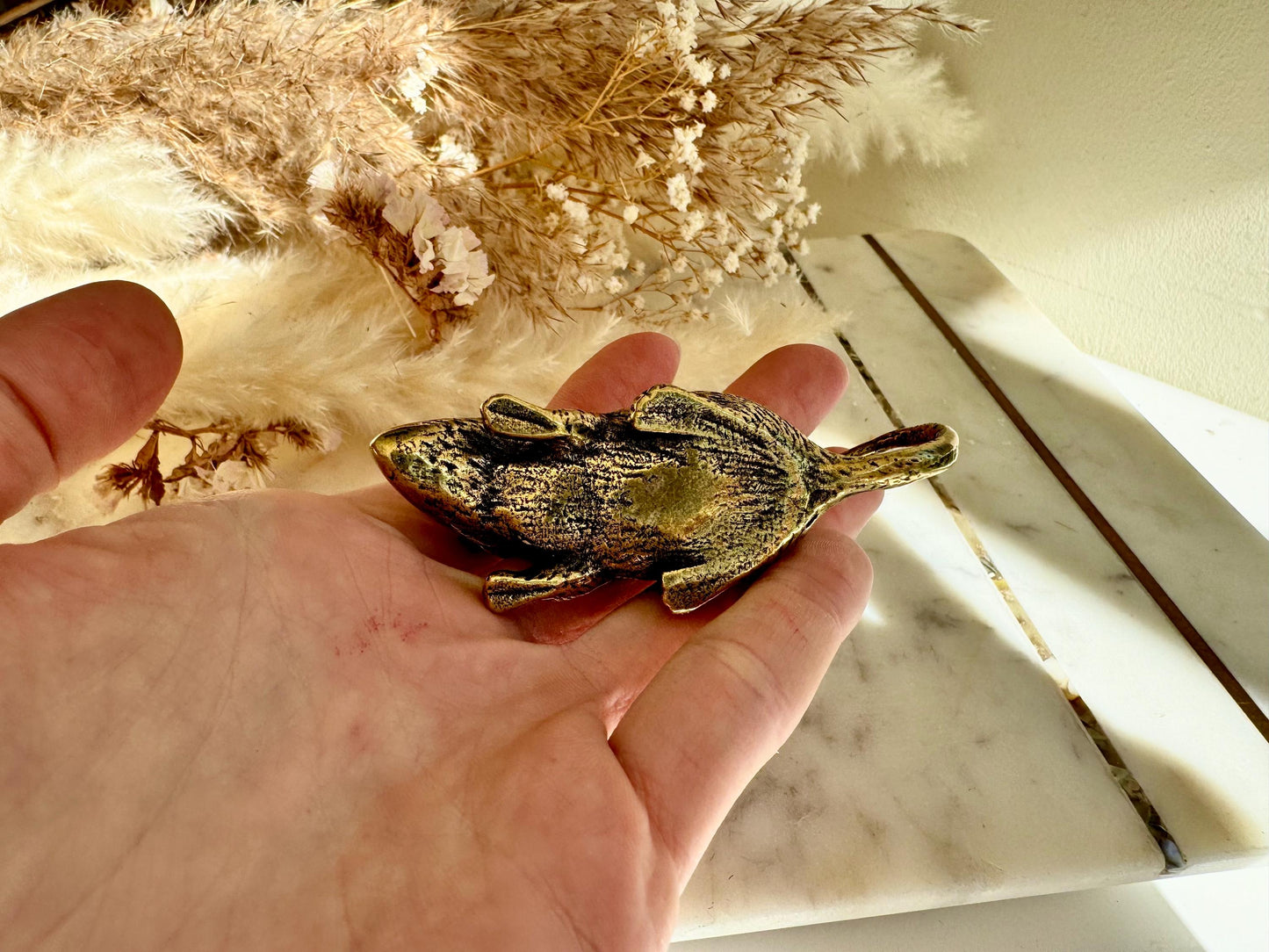 Realistic Solid brass mouse figurine, Golden mouse Miniature, Creative Rat Desktop Decoration, Adorable Mouse Paperweight