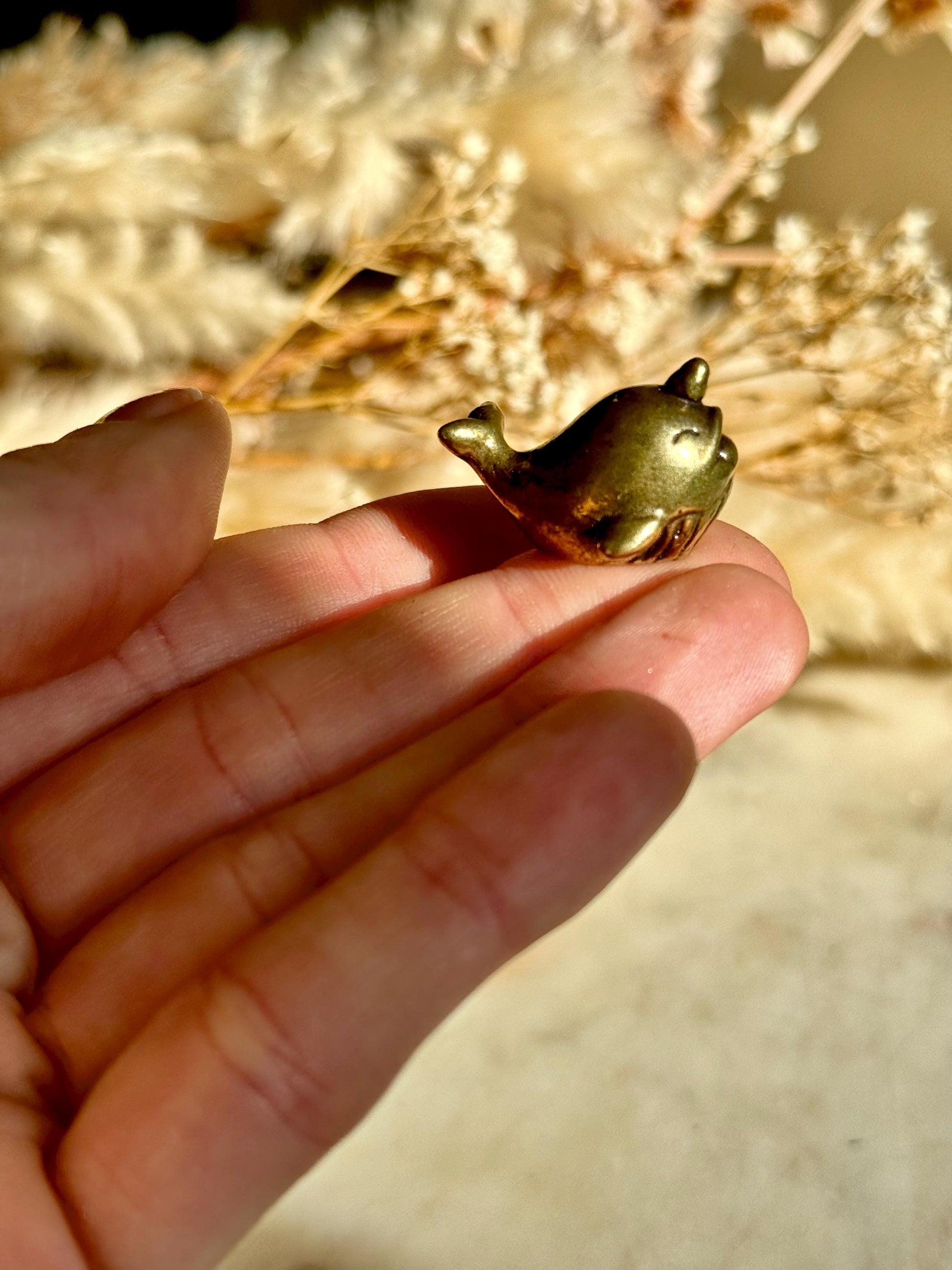Cute Narwhal Ornament, Solid brass sculptures Whale figurine, metal sea creatures, desktop decor, metal Unicorn whale figurine