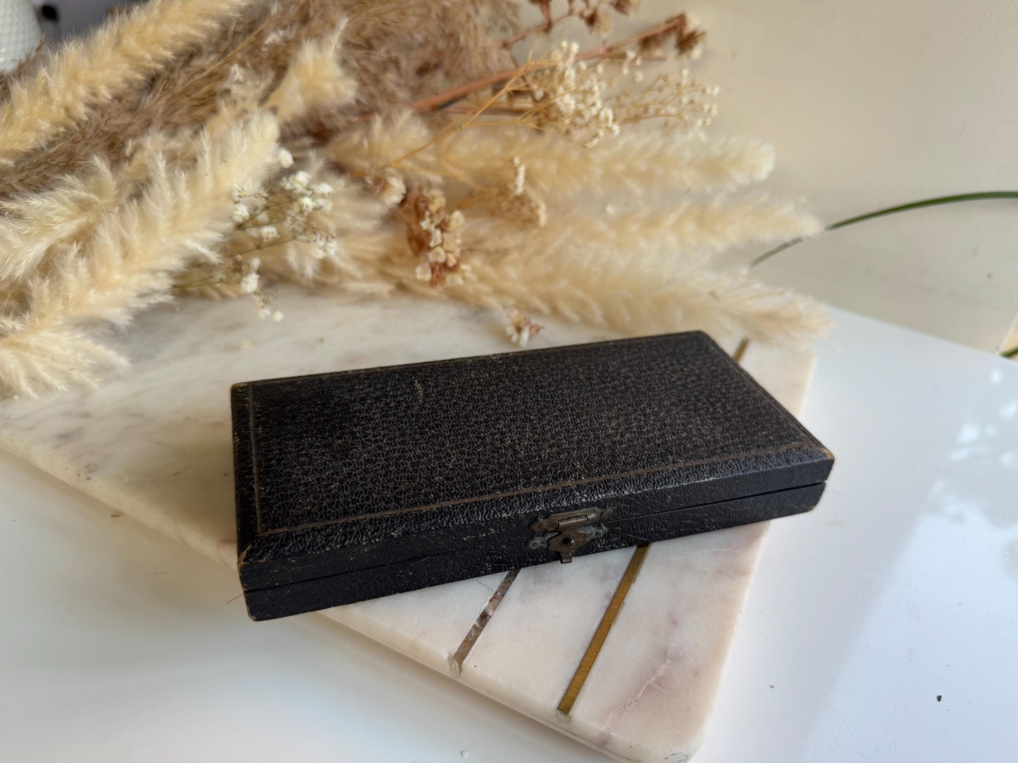 Antique English Silver plated EPNS and Mother of Pearl Boxed Breakfast Set: Jam Spoon, Butter Knife in original box