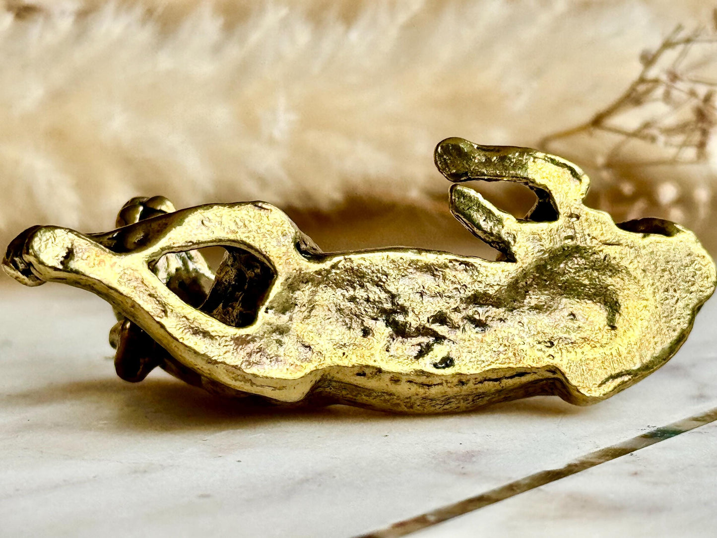 Solid Brass Dalmatian Dog Figurine, Elegant Collectible Ornament, Decorative Home Accent for Dog Lovers