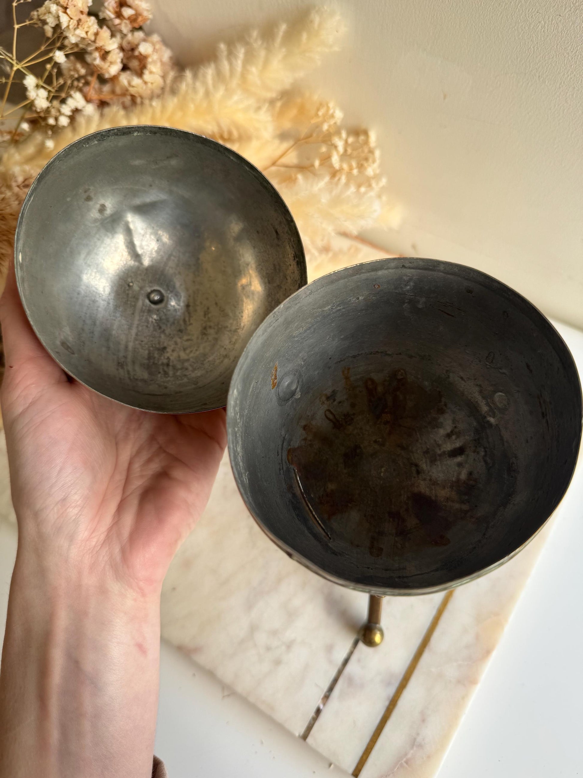 Victorian Brass Egg Coddler with Stand and Burner, Likely British, Late 19th to Early 20th Century