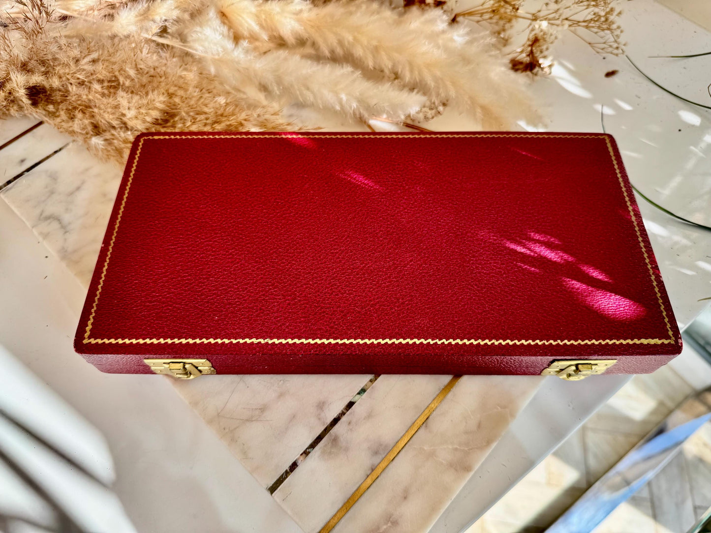 Elegant Vintage EPNS Silver-Plated Fish Serving Set in Red Velvet Presentation Case