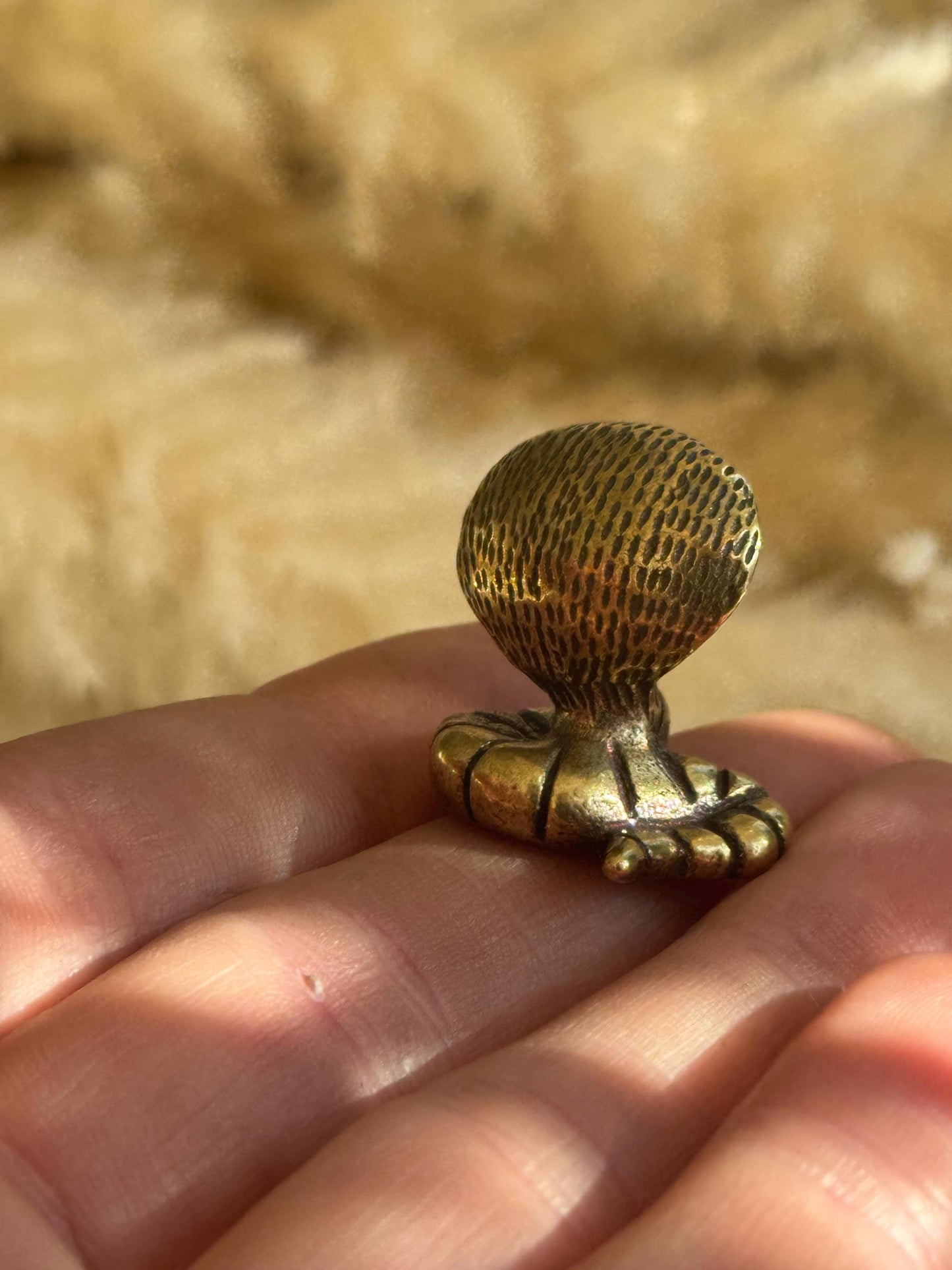 Miniature Brass Cobra Figurine – Serpent Totem Sculpture, creative gift, gift for snake lovers