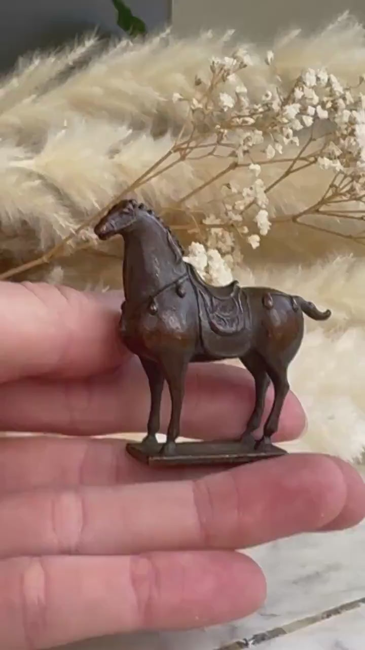 Majestic War Horse Bronze Sculpture Exquisitely Crafted. Perfect for Collectors and Home Decor Creative gift for Equine lovers