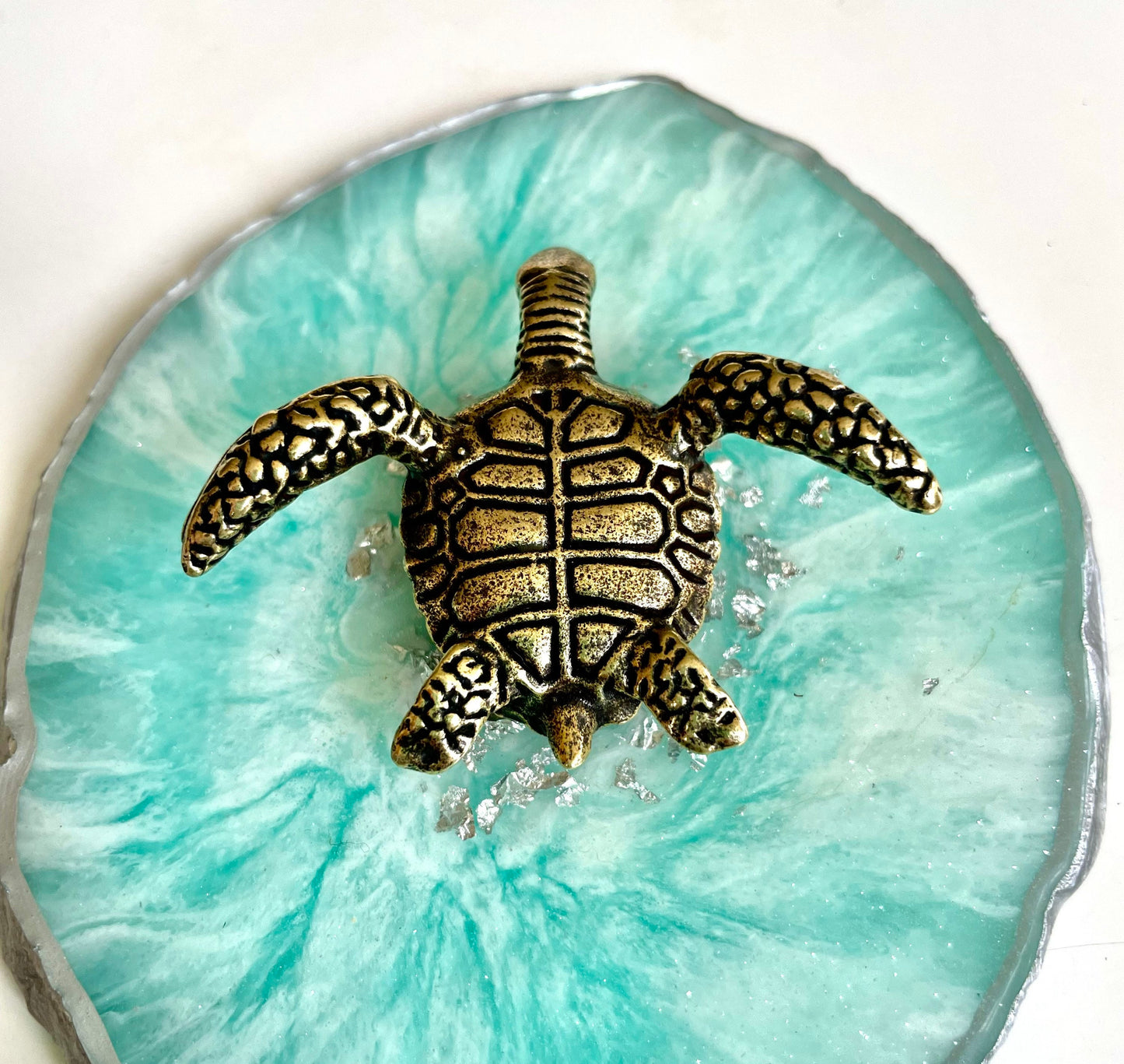 Fine lifelike turtle, Feng Shui, Solid Brass tortoise Statue, Lifelike Decoration, Paperweight, Pen Holder, Brush Holder, Novelty Gift