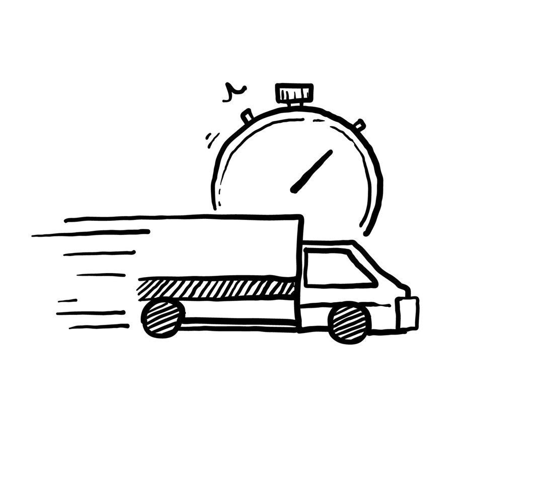 Faster delivery/Tracking number