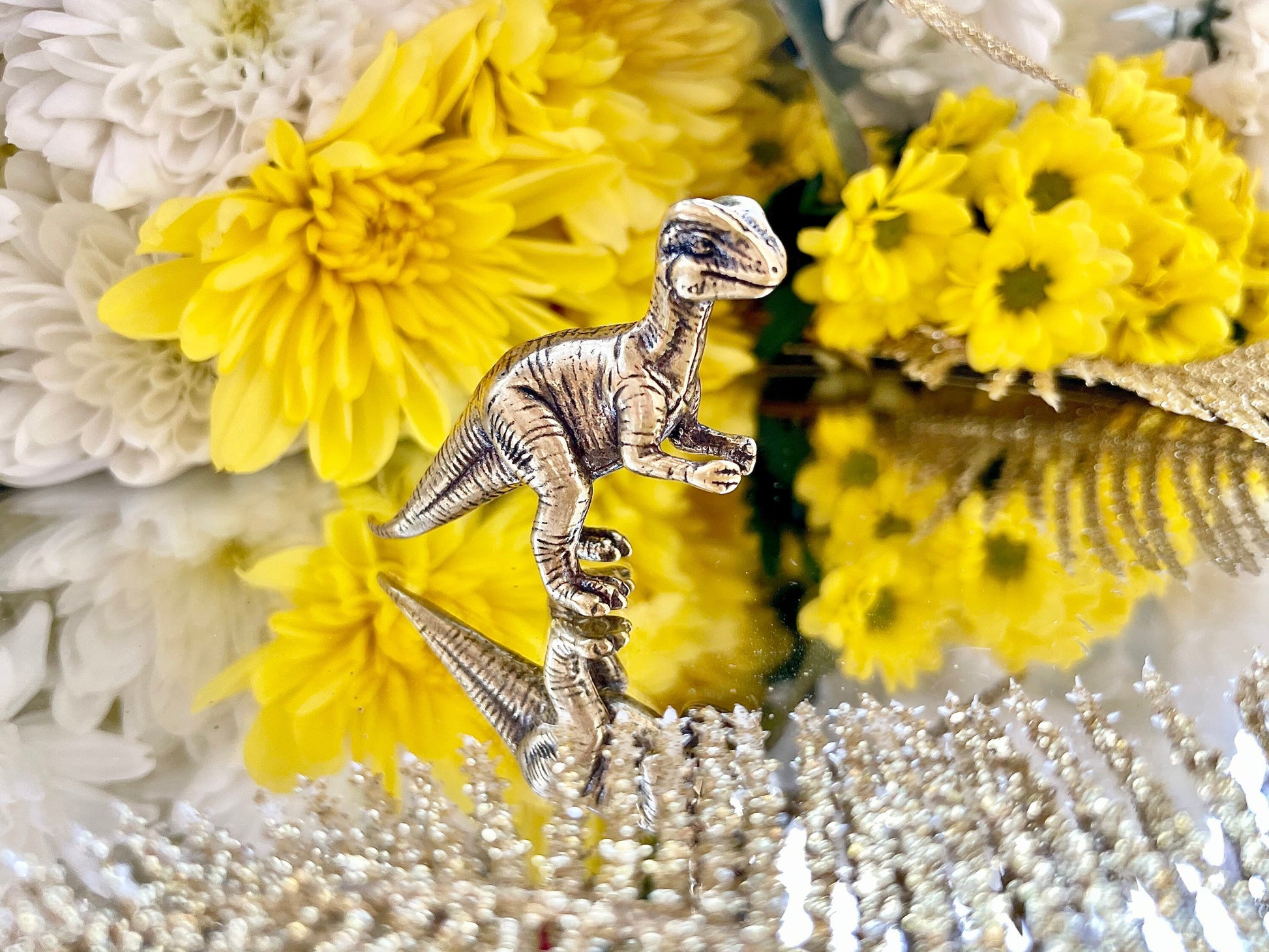 Carnivorous Dino Figurine Bundle - Solid Brass Jurassic Collection