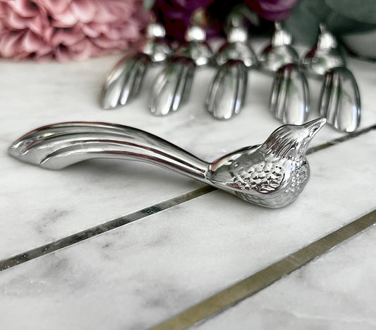 Set of 6 traditional style knife holders ‘Traditions of England ‘Bird-of-Paradise’’ Cutlery Rests for Knives, Forks & Spoons, fine decoratio