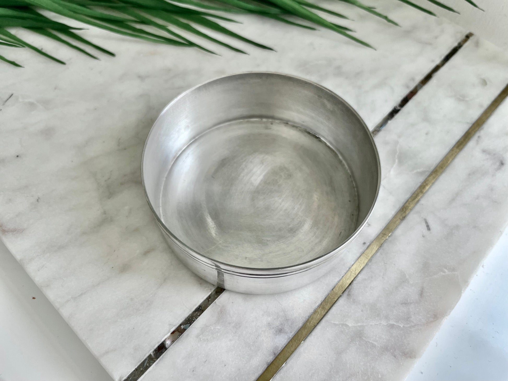 Vintage Slver Plate Bowl London , vintage silver bonbon dish A1 marked as W P