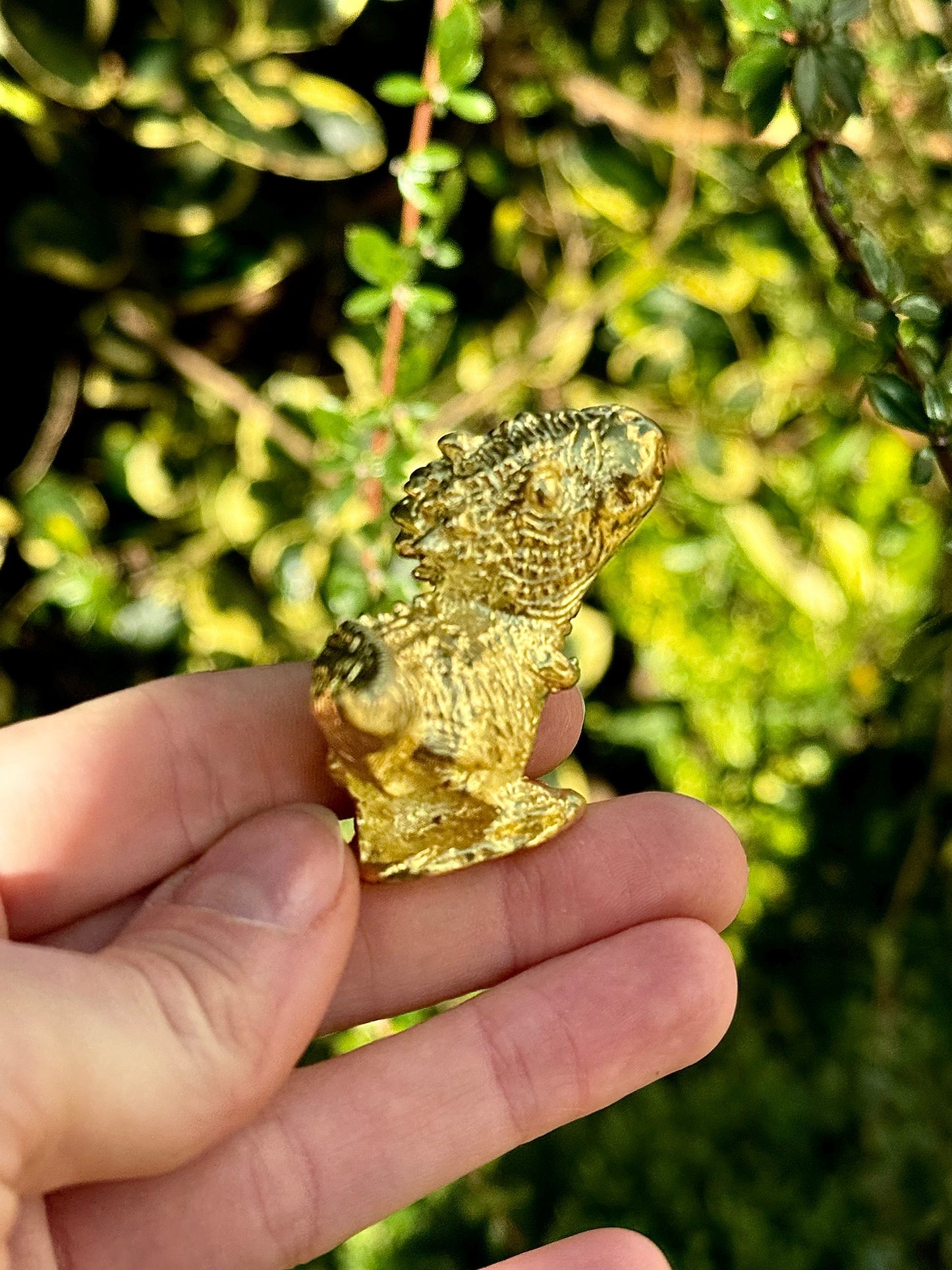 Solid brass Tyrannosaurus rex, brass dinosaur, solid Tabletop decor, dinosaur Miniature, Creative desktop ornament, cool gift for him