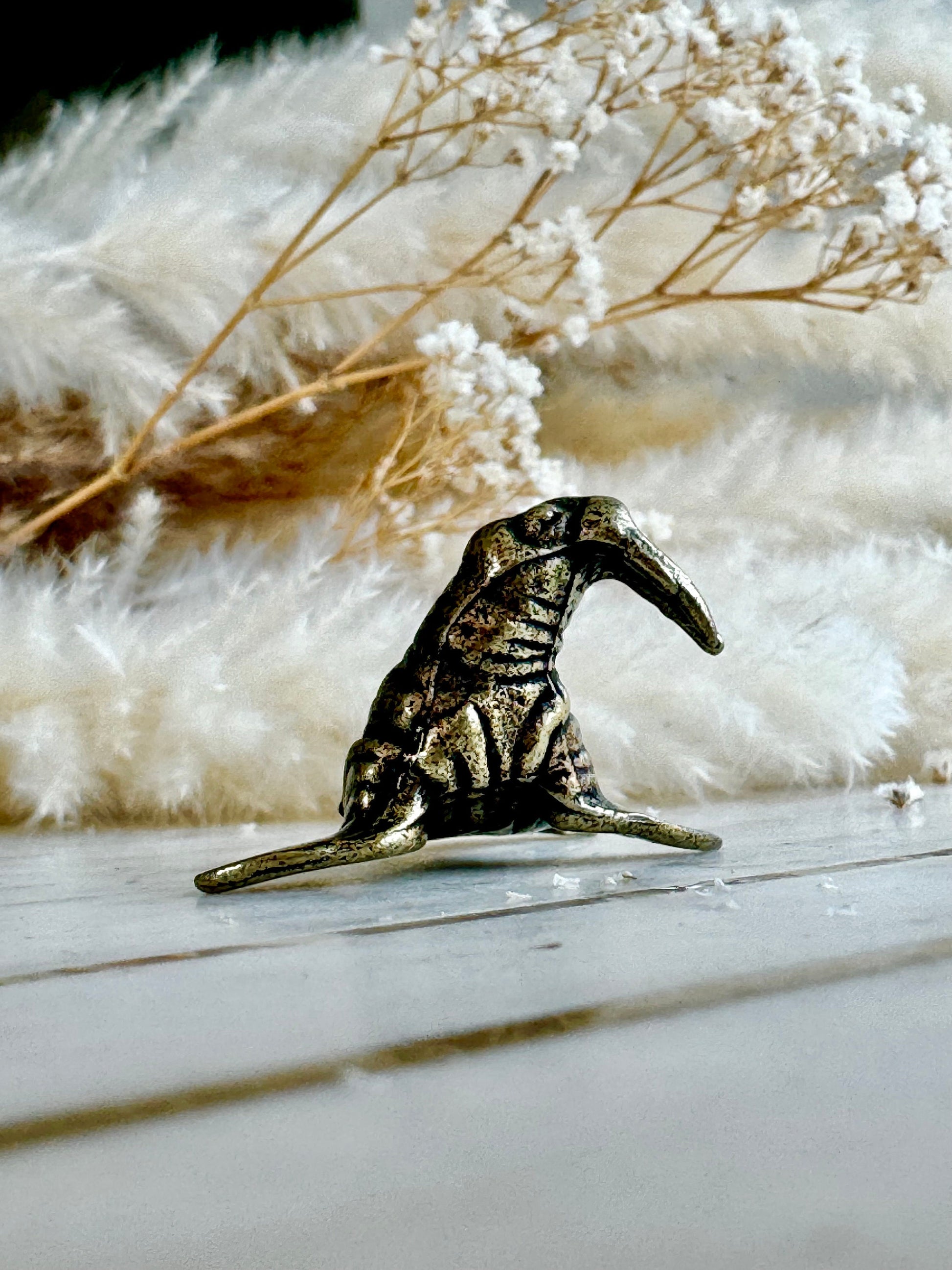 Solid Brass North Pole Walrus Figurine: Detailed Sculpture for arctic animal Lovers