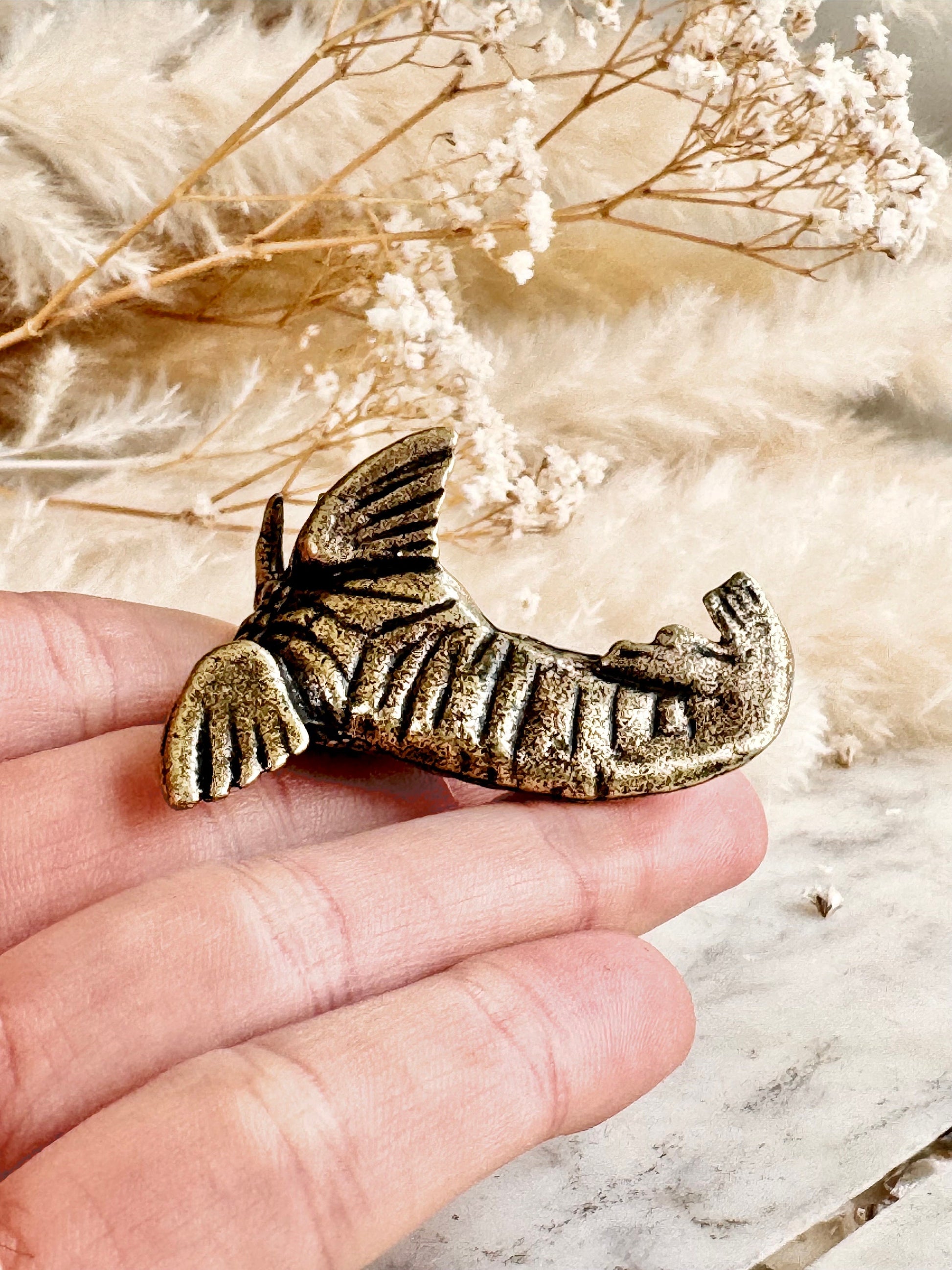 Solid Brass North Pole Walrus Figurine: Detailed Sculpture for arctic animal Lovers