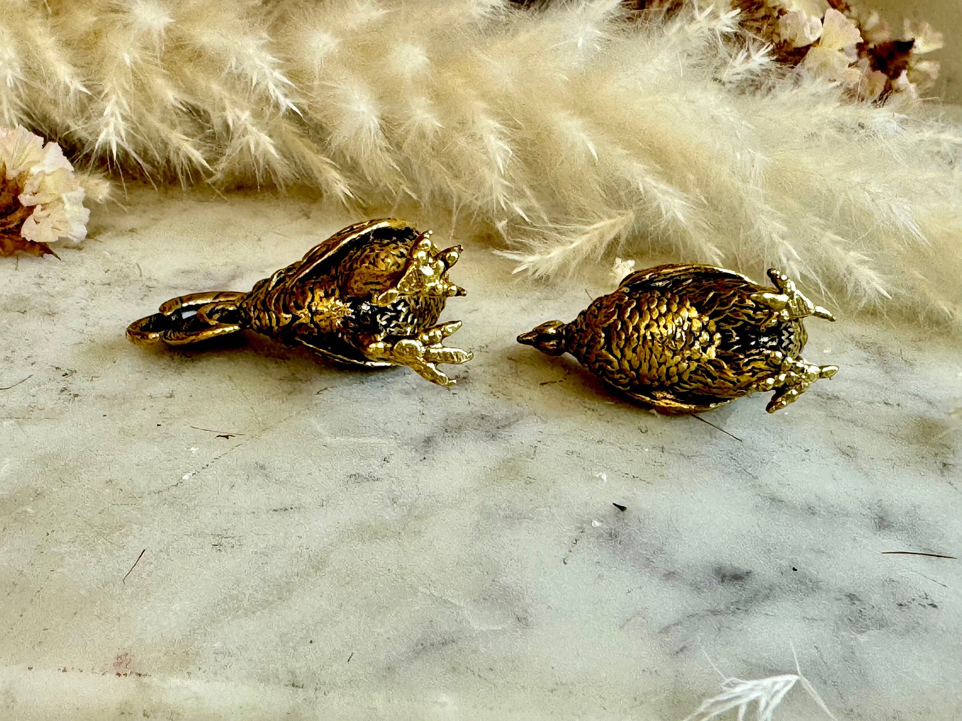 Solid brass Chicken family brass figurine, Rooster and hen miniature, Chicken decorative small figurine, Brass Collectibles, Country Decor