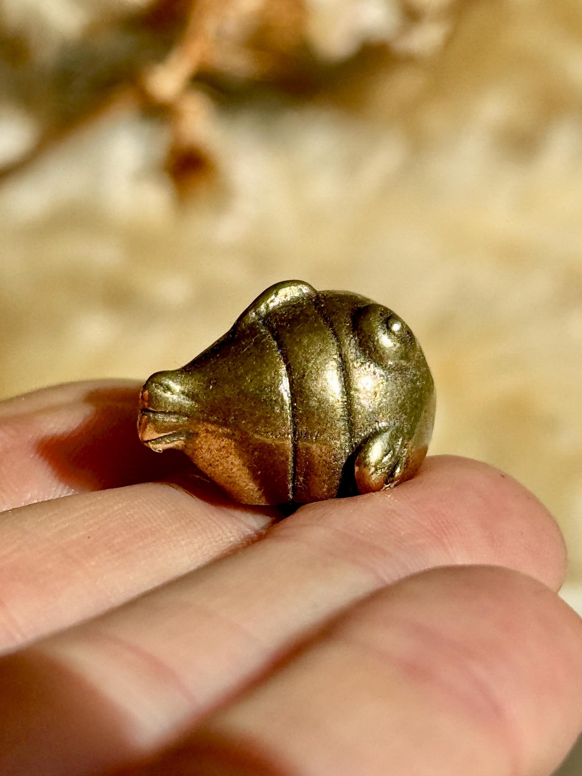 Adorable Happy baby Fish Figurine, Solid Brass fish statue, metal fish Sculpture, Smiling Fish trinket, Fish Decor, Nautical Gift