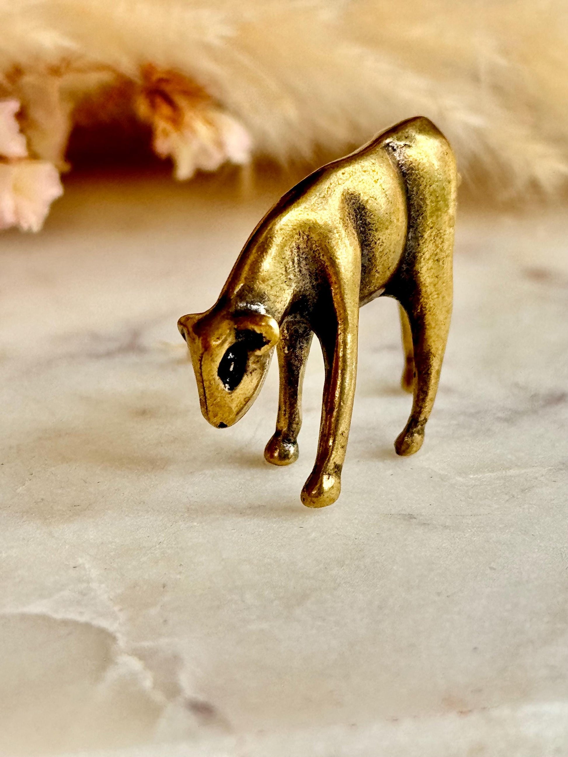 Tiny Solid brass lamb sculpture, Farm Baby animal figurine, calf ornament, Cute sheep statuette, English lamb Figure Statue, gift for farmer