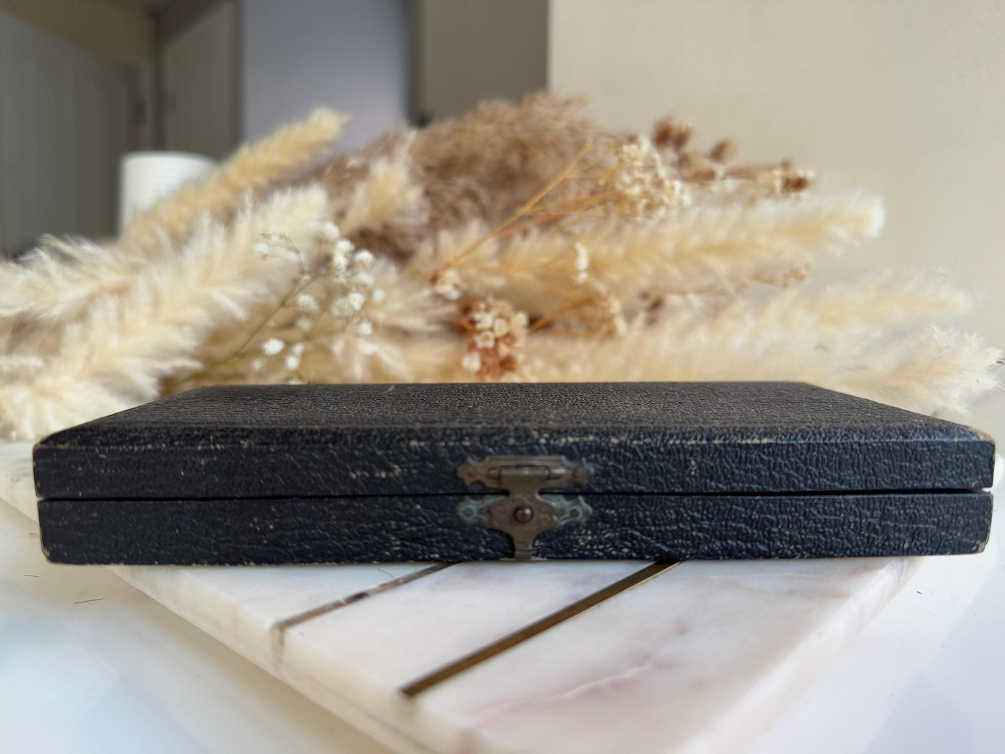 Antique English Silver plated EPNS and Mother of Pearl Boxed Breakfast Set: Jam Spoon, Butter Knife in original box