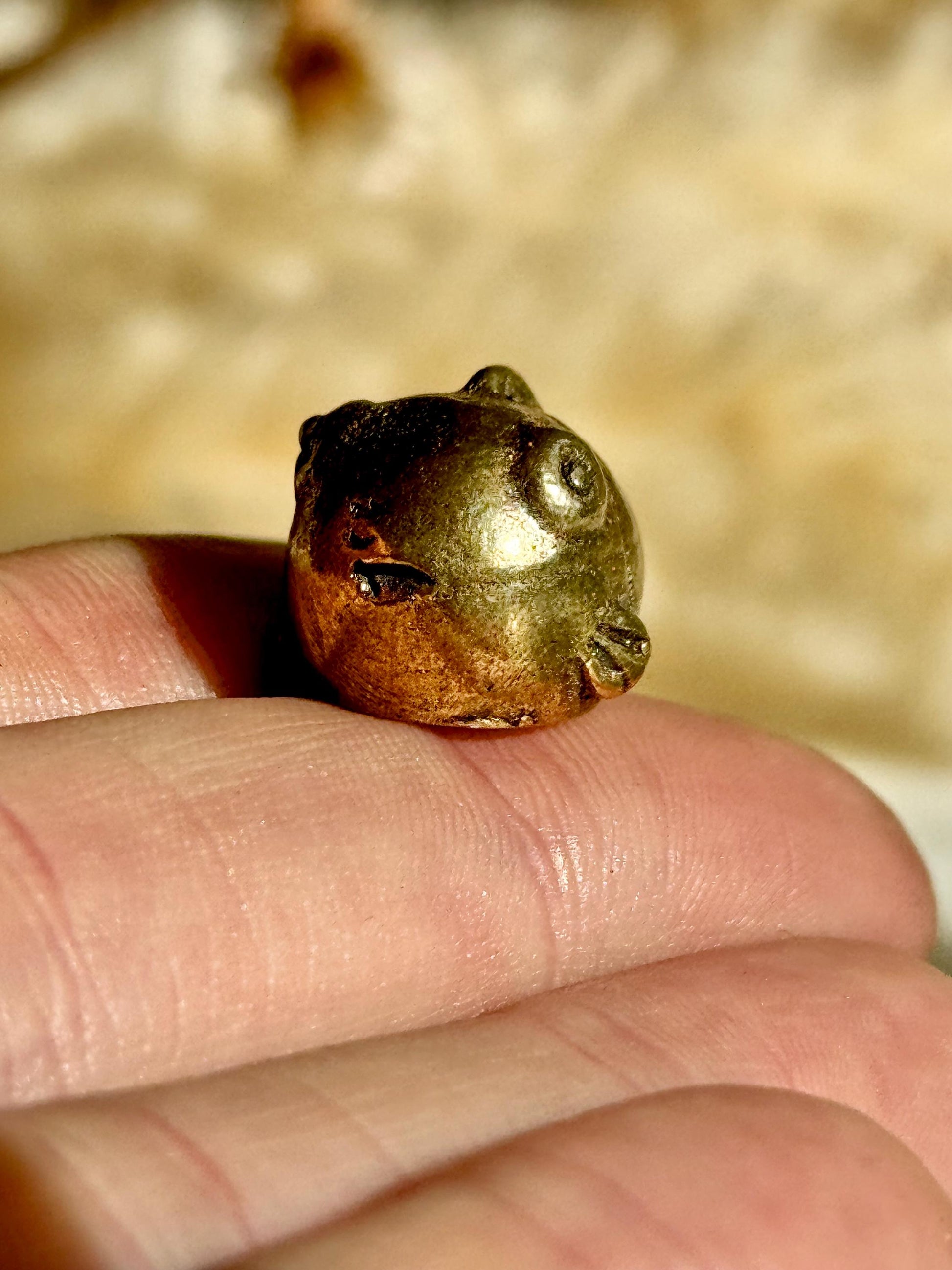 Adorable Happy baby Fish Figurine, Solid Brass fish statue, metal fish Sculpture, Smiling Fish trinket, Fish Decor, Nautical Gift