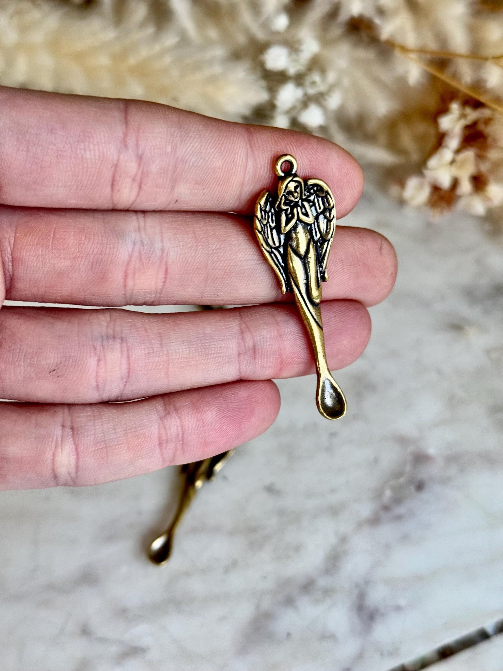 brass woman ear spoon, keychain ear pick, Brass Girl Artwork, brass ear spoon, Ear cleaning tool, Curette Cleaner Keychain Pendants