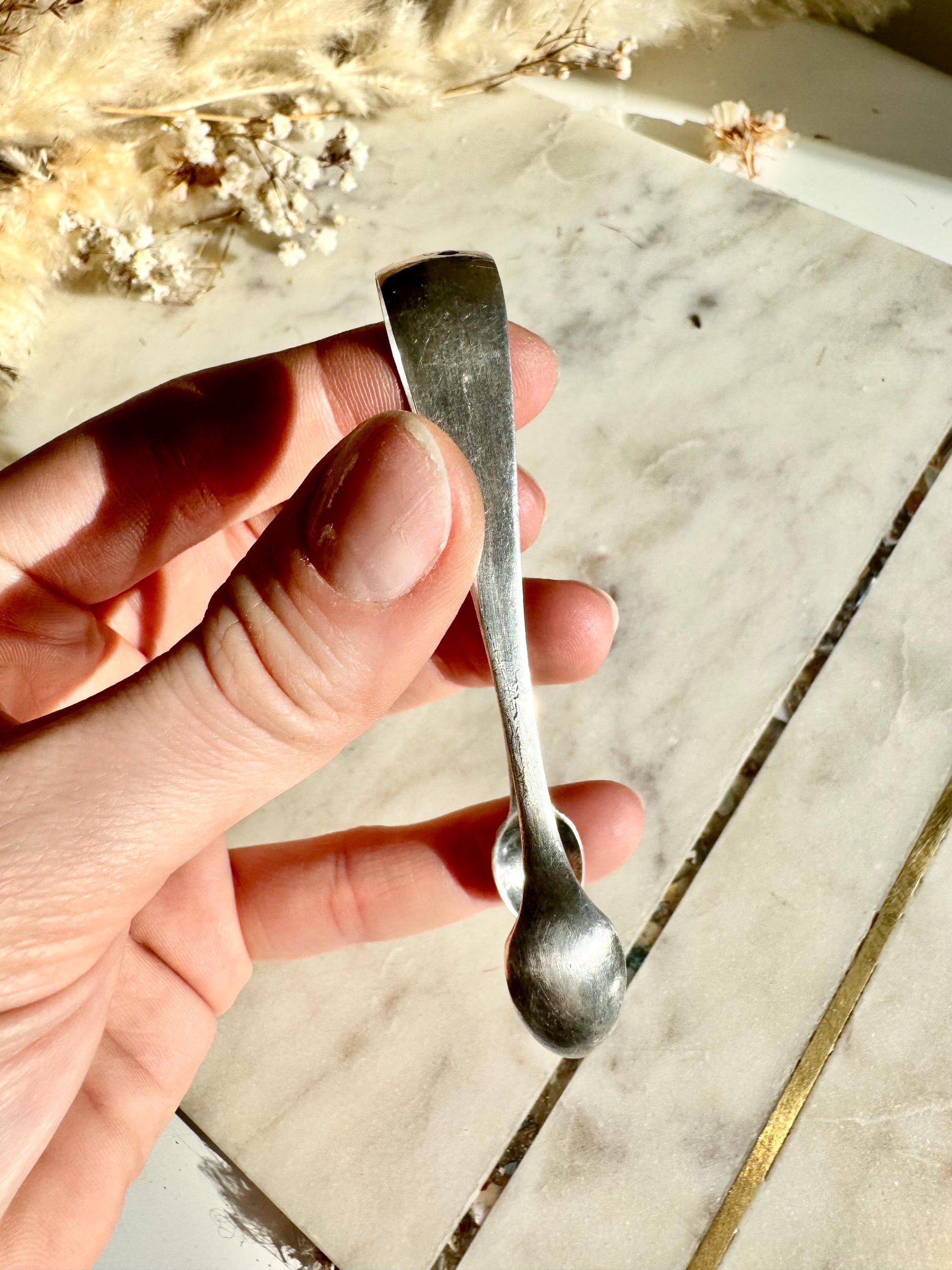 Antique English Silver-Plated Sugar Cube Tongs, Victorian Style Miniature Serving Tongs, British Collectible Tea Accessory