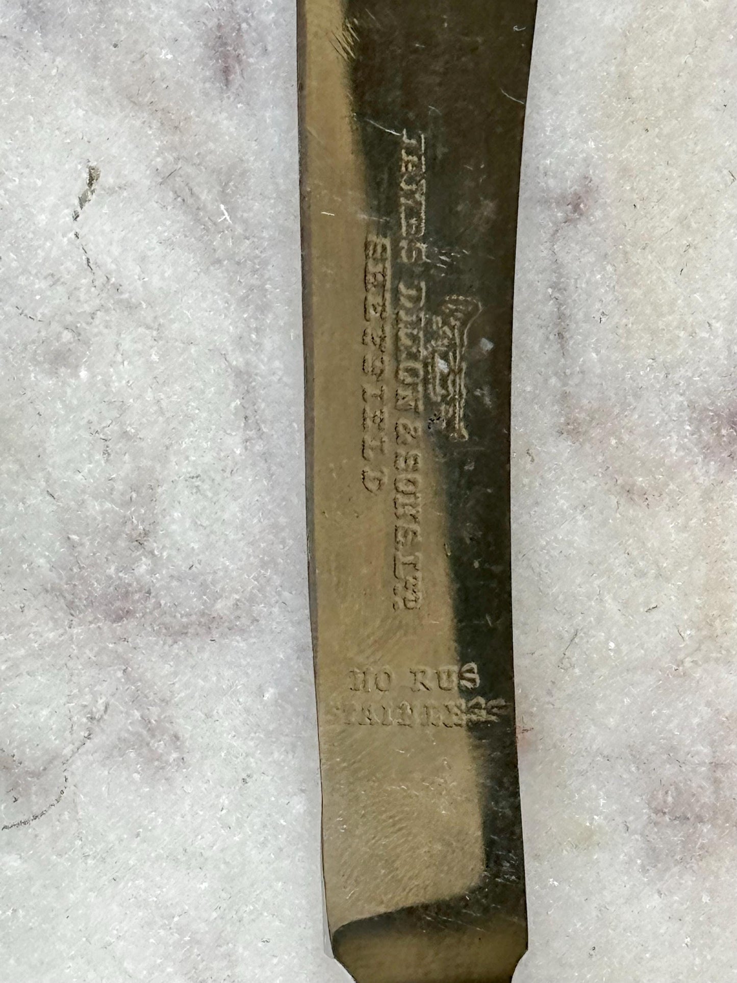 English Set of Five Vintage Mother of Pearl Handled Butter Knives – Mixed Designs