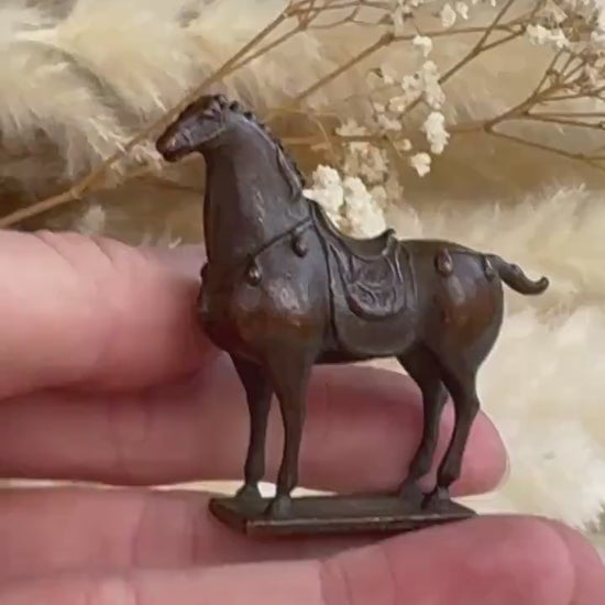 Majestic War Horse Bronze Sculpture Exquisitely Crafted. Perfect for Collectors and Home Decor Creative gift for Equine lovers